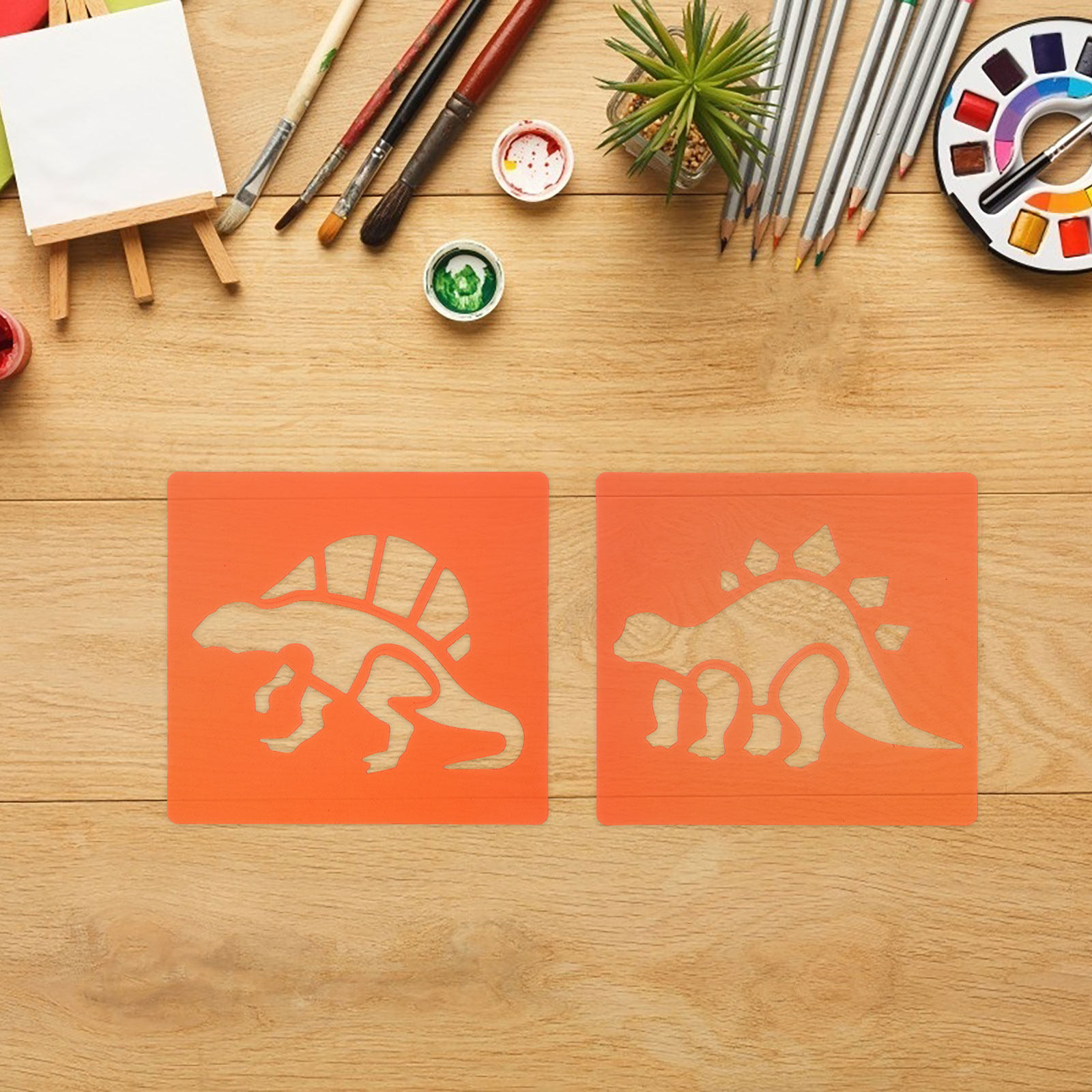 Kids Education Template - 12Pcs Drawing Templates Animal Stencils Plastic