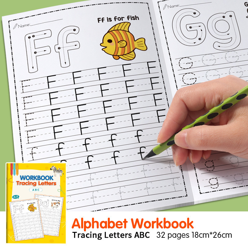 Learning Workbook Preschool - Kids Preschool Alphabet Practice Workbook Letter