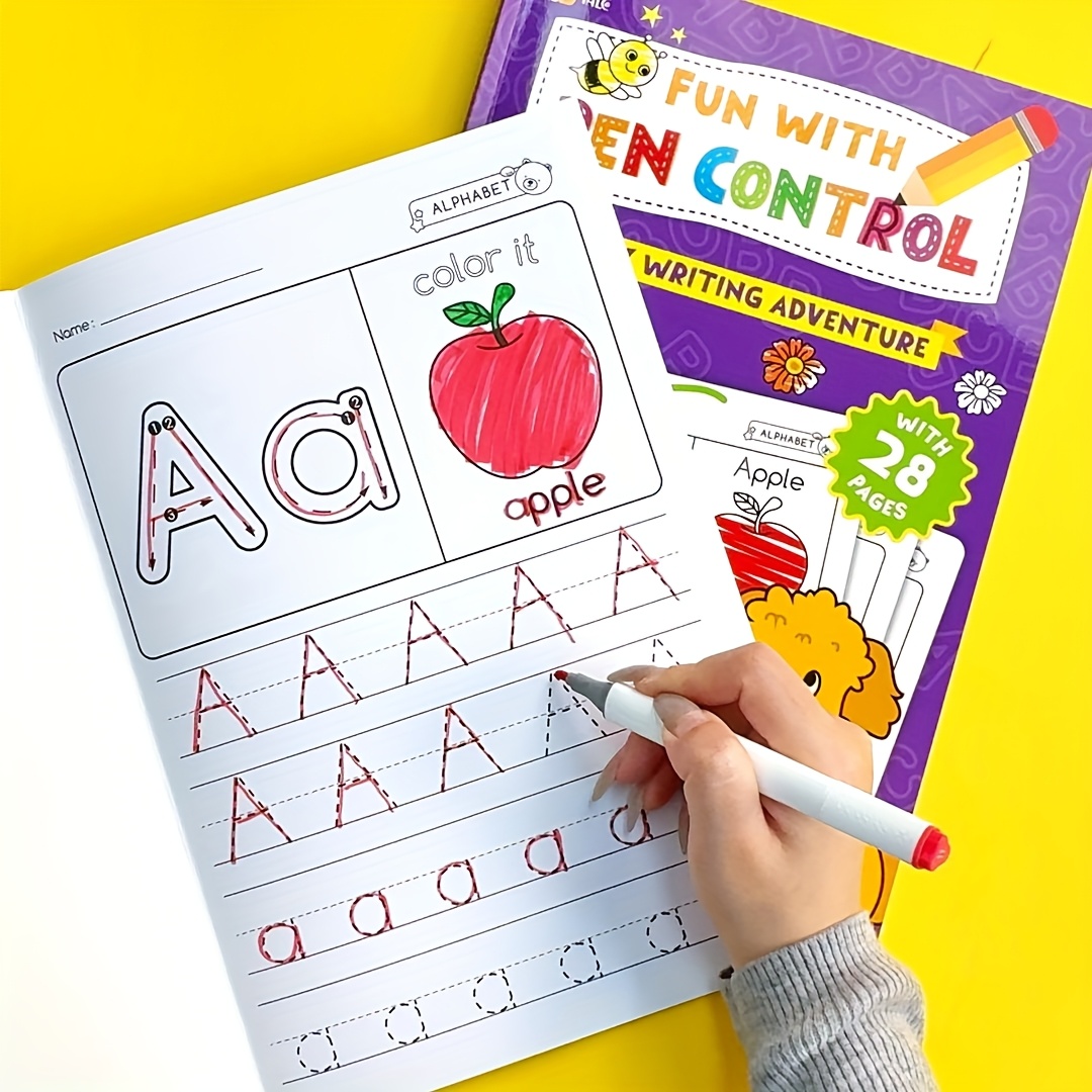 Learning Workbook Preschool - Preschool Learning Activities Educational Workbook Alphabet