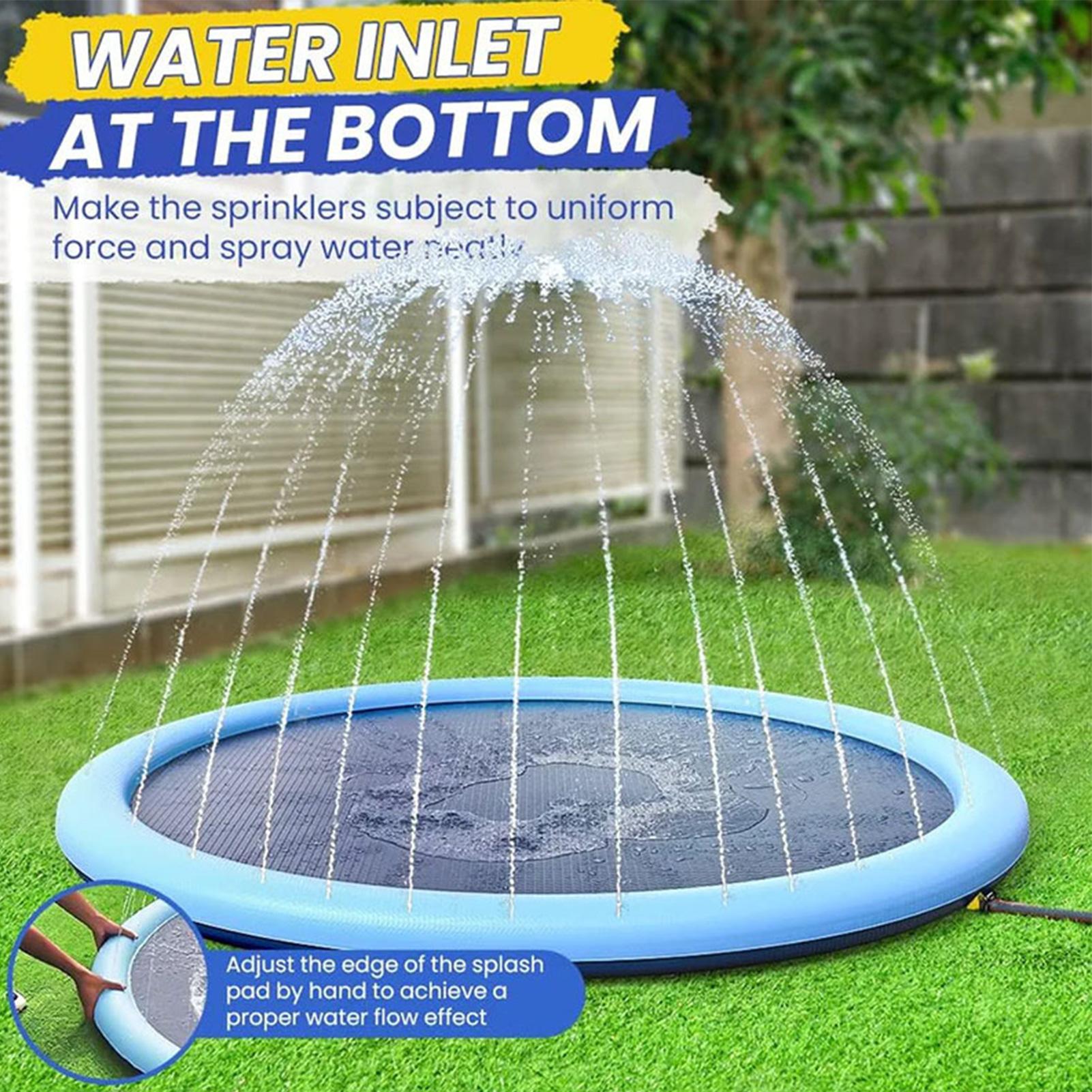Kids Education Rug - Kids Sprinkler Play Mat with Sprayers