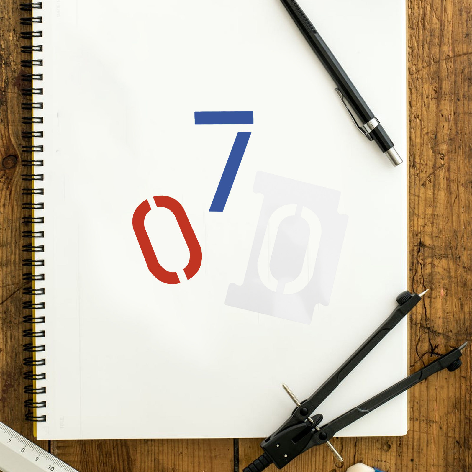 1Set Letter Number Drawing Ste - đánh giá và giá Kids Education Template