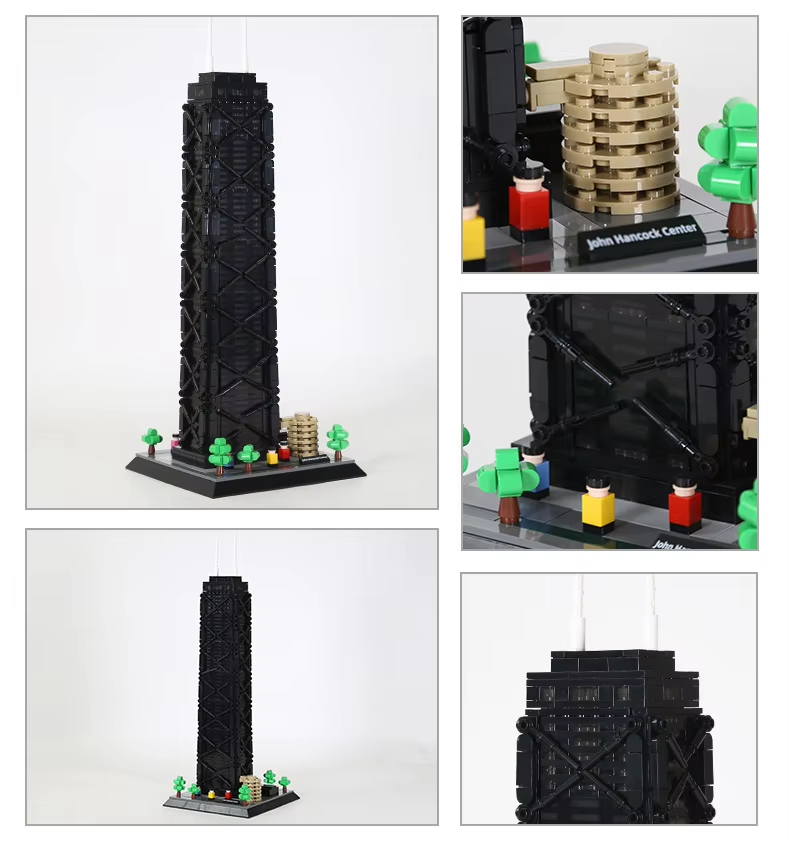 1284pcs John Hancock Center Bu - đánh giá và giá Kids Education Center