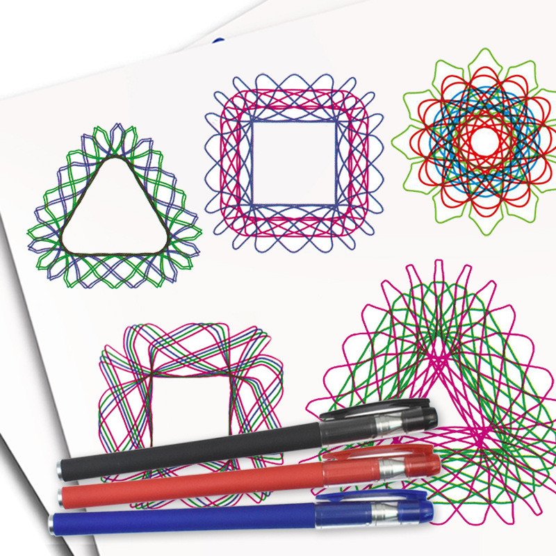 Funny Spirograph Drawing Toys  - đánh giá và giá Kids Education Template