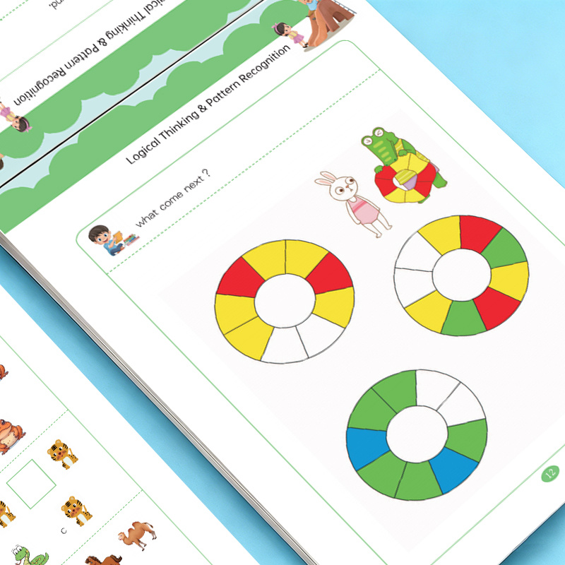 32 Pages Pattern Finding Workb - đánh giá và giá Learning Workbook Preschool