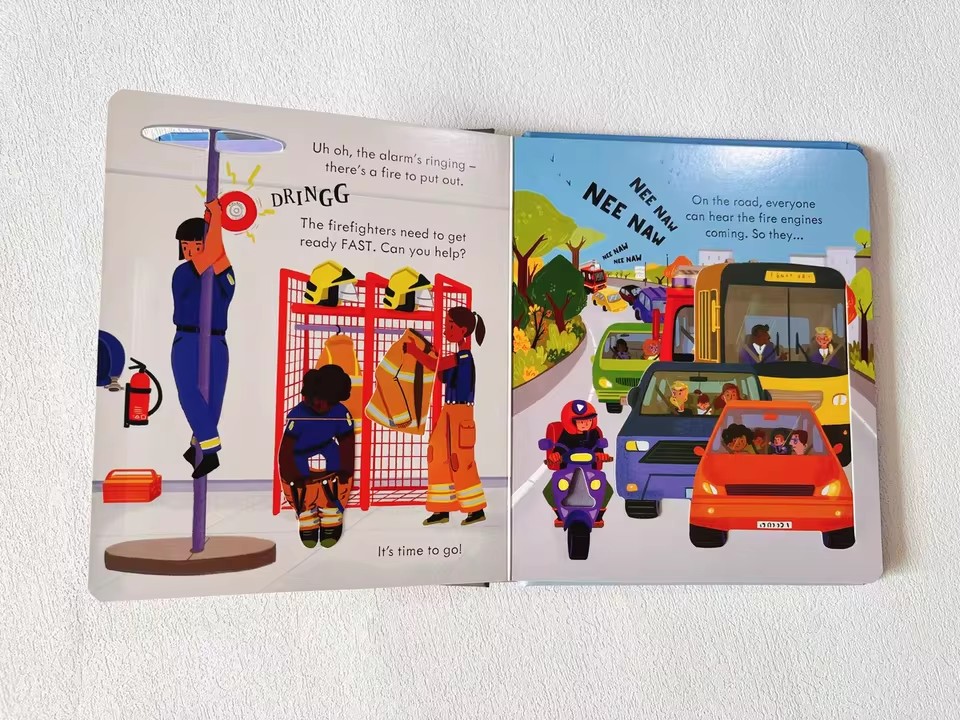 Usborne Peep Inside How A Fire - đánh giá và giá Kids Education Age