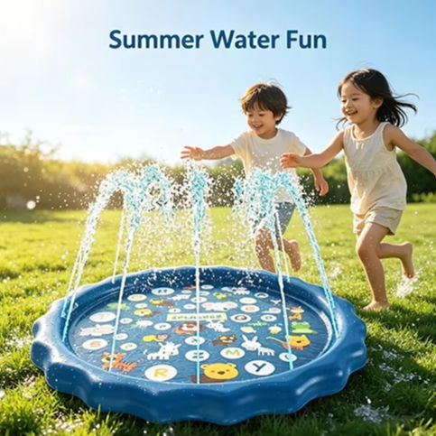 100/170cm Outdoor Kids Sprinkl - đánh giá và giá Kids Education Rug