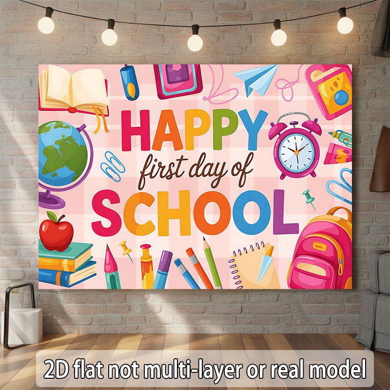 Back to School Wall Tapestry H - đánh giá và giá Happy Kids Education