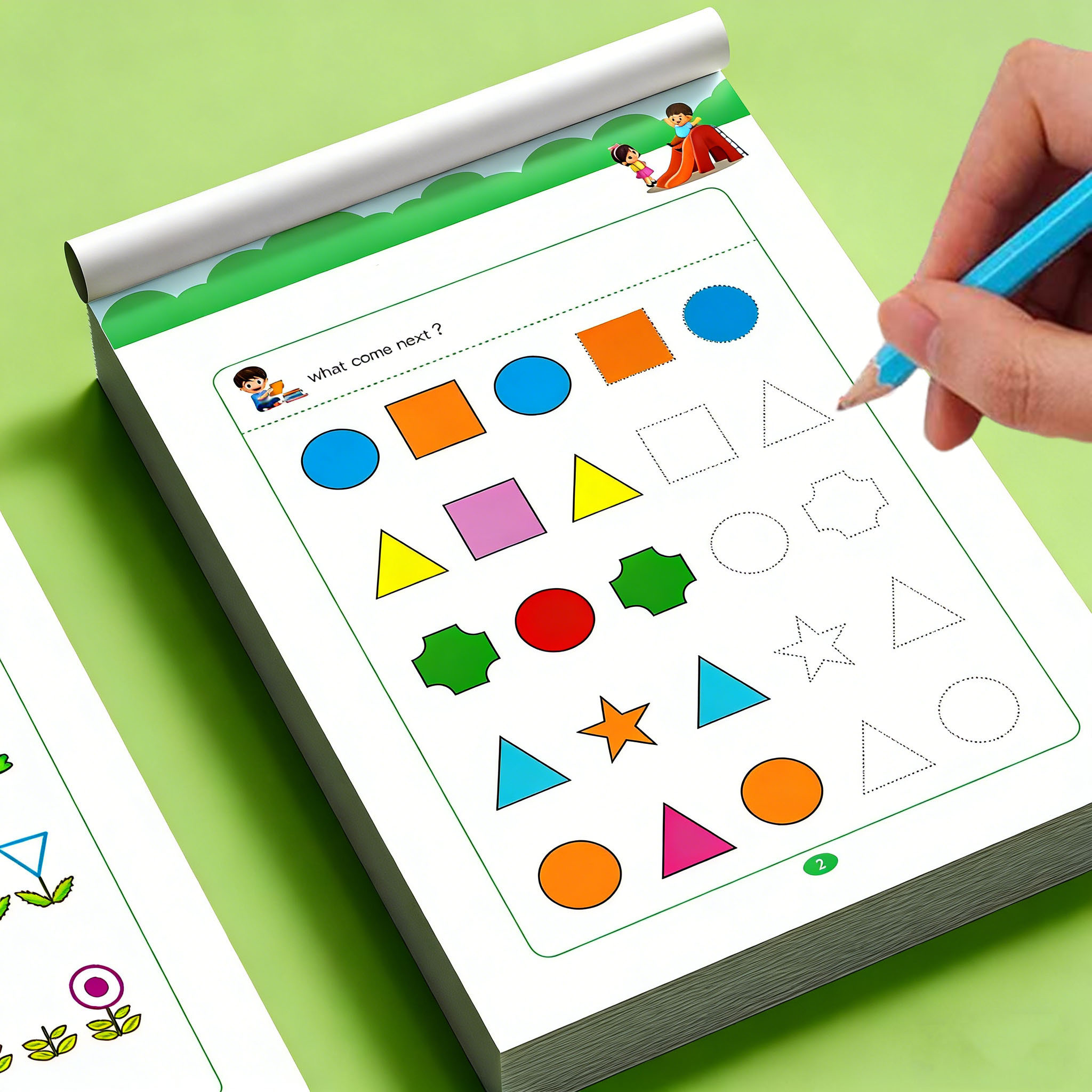 Pattern Finding Workbook for K - đánh giá và giá Learning Workbook Preschool