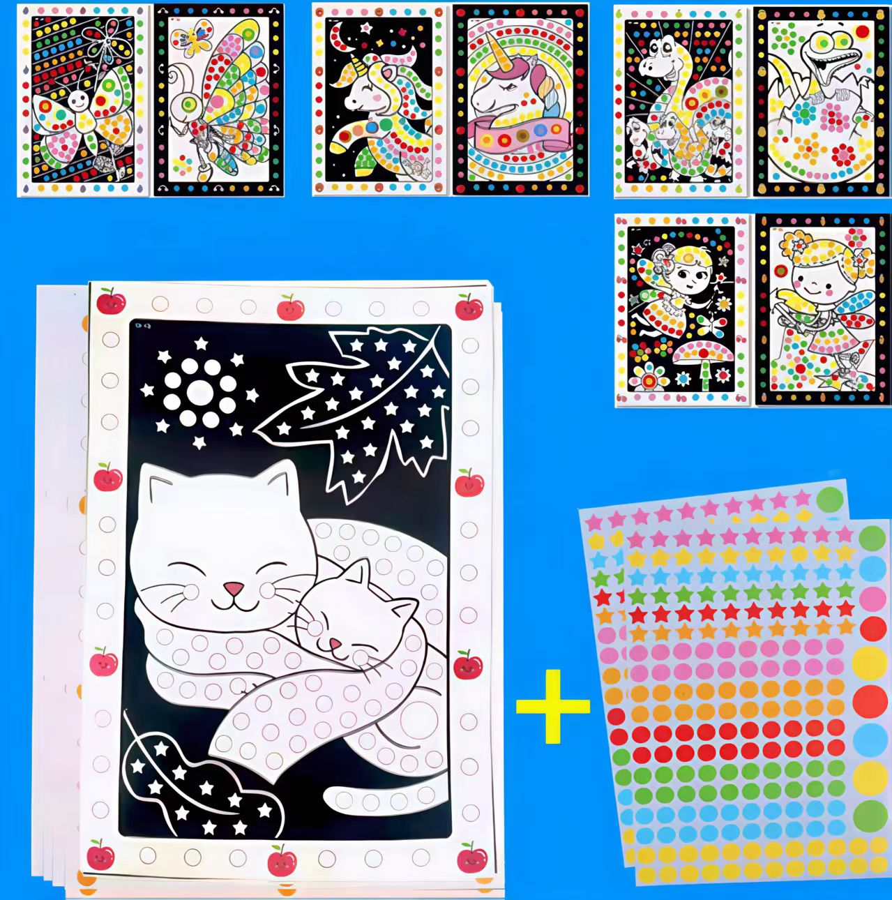 6/10 Sheets/Lot Cute Cartoon A - đánh giá và giá Happy Kids Education