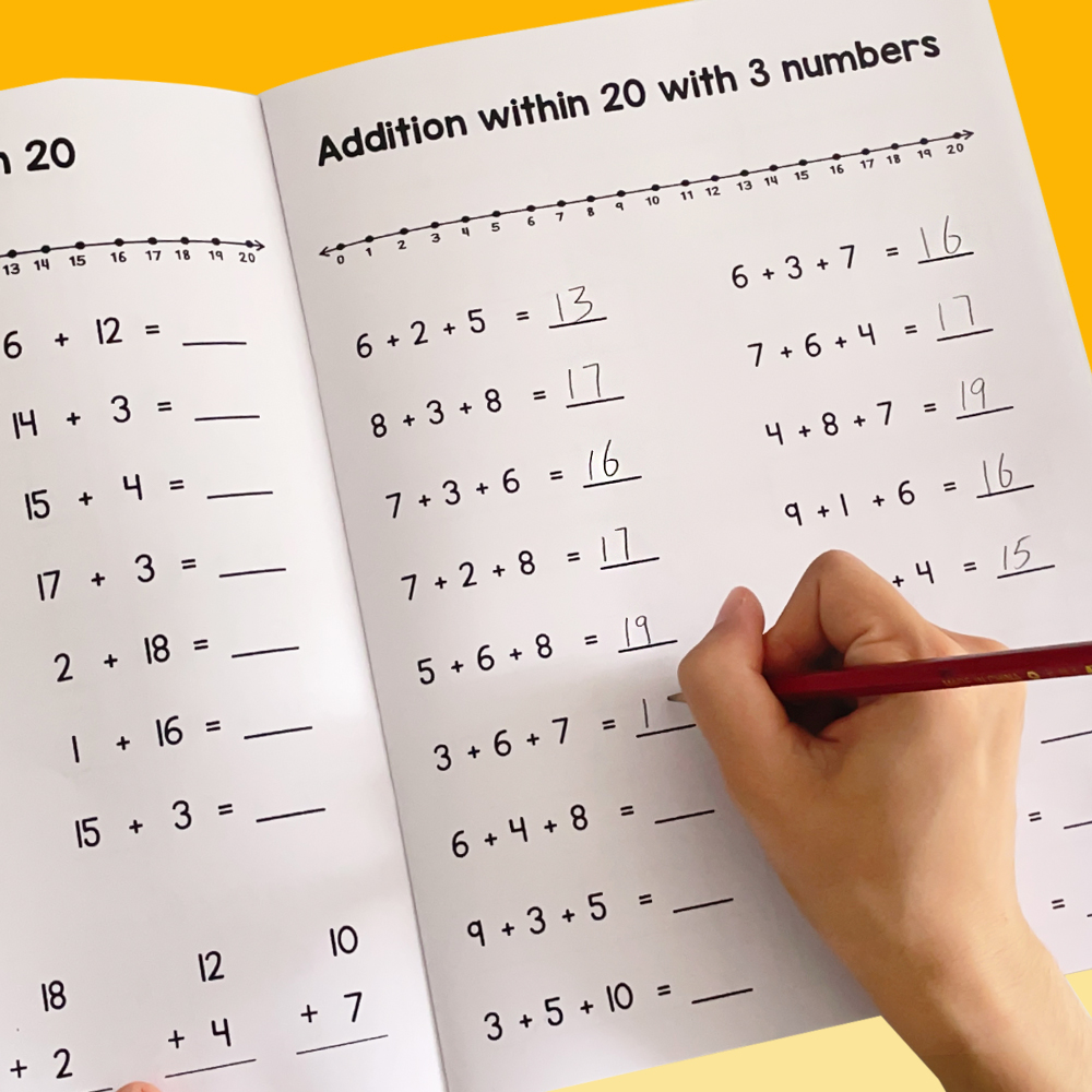 Addition & Subtraction within  - đánh giá và giá Learning Workbook Preschool