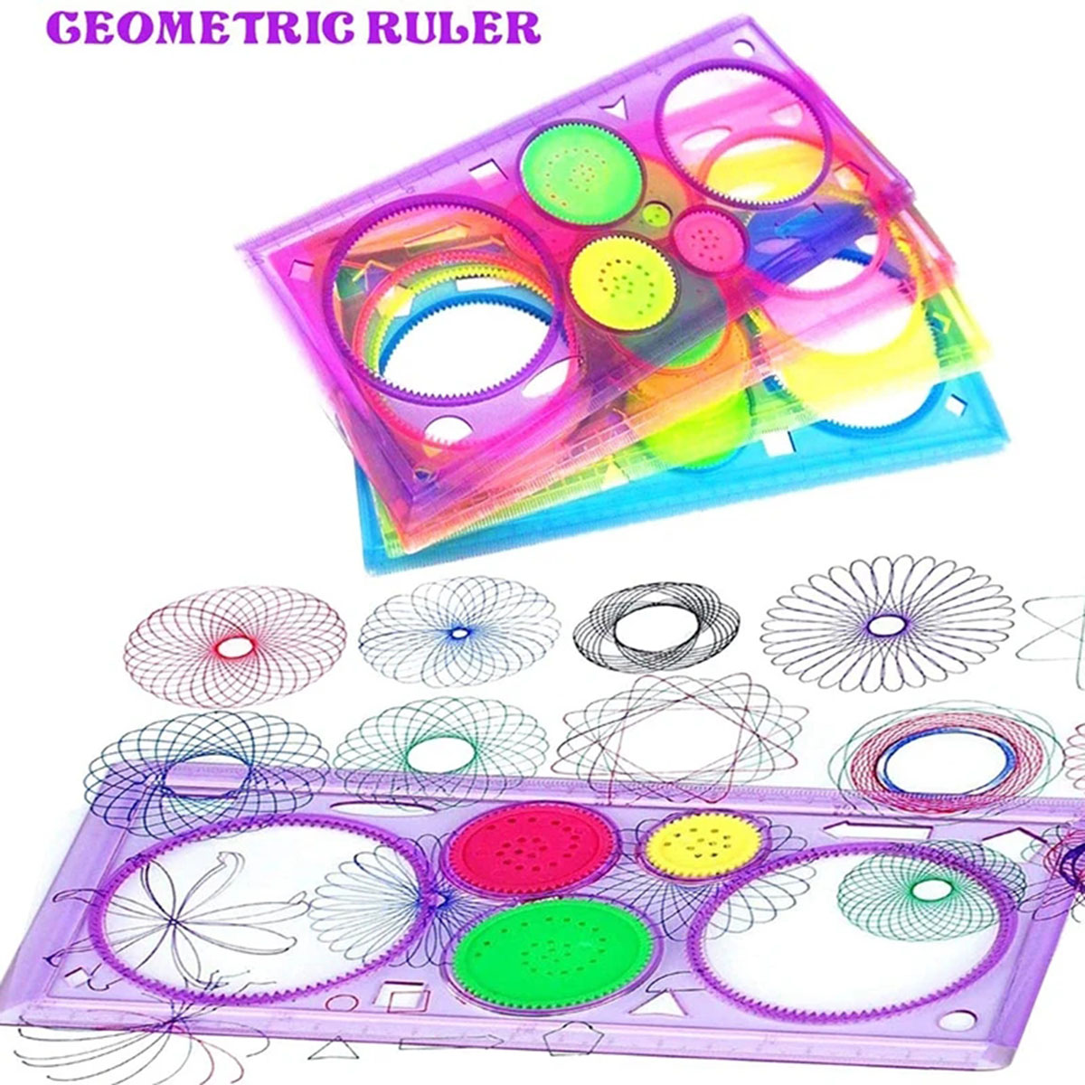 Geometry Spirograph Drawing St - đánh giá và giá Kids Education Template