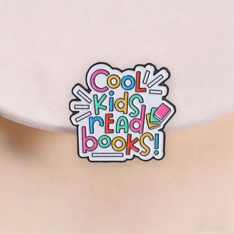 Cool Kids Read Books Enamel Pi - đánh giá và giá Kids Education Quote
