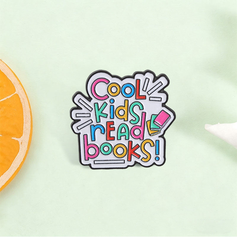 Cool Kids Read Books Enamel Pi - đánh giá và giá Kids Education Quote