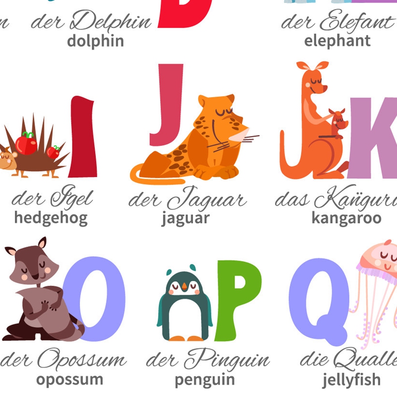 Đức Bảng Chữ Cái với Động Vật  - đánh giá và giá Kids Education Nursery