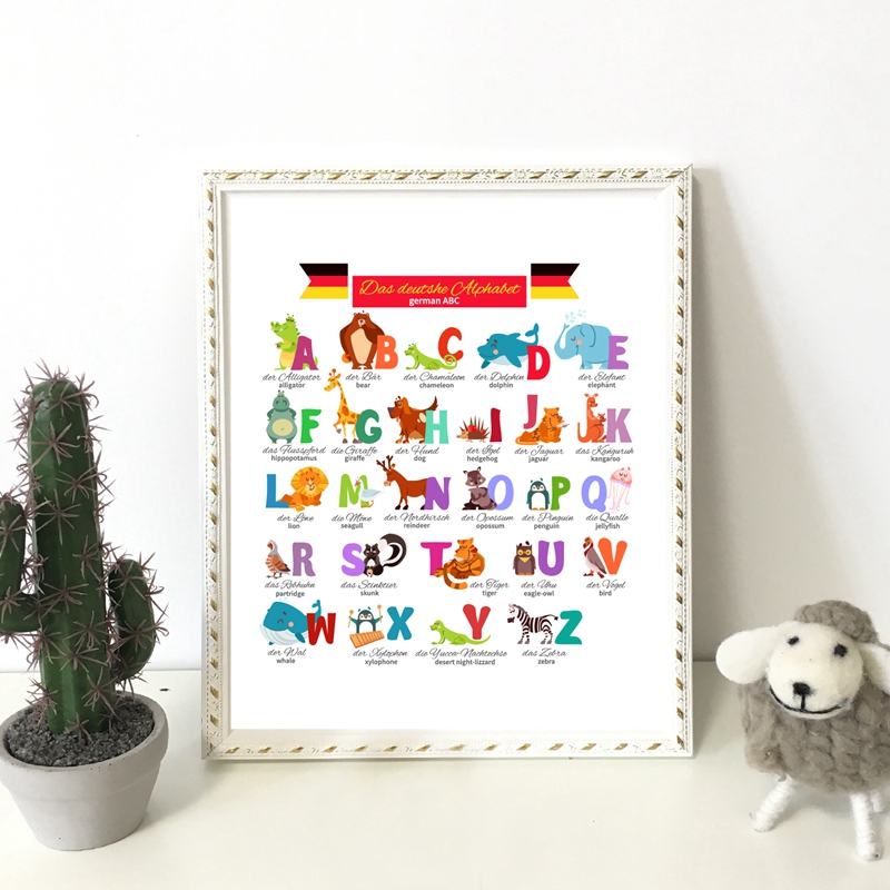 Đức Bảng Chữ Cái với Động Vật  - đánh giá và giá Kids Education Nursery