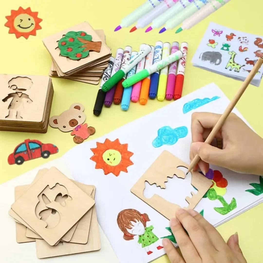 20PCS Montessori Wooden Drawin - đánh giá và giá Kids Education Template