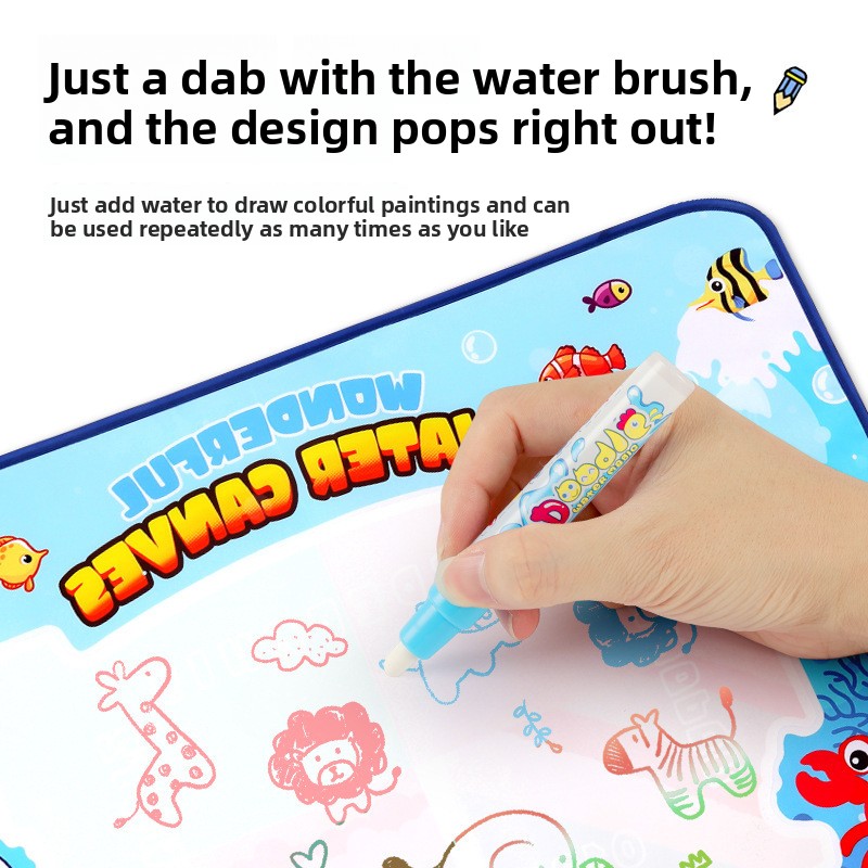 Kids Large Magic Water Drawing - đánh giá và giá Kids Education Rug