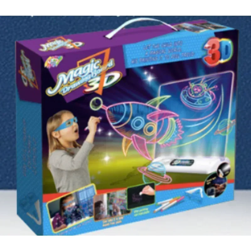 3D Magic Drawing Board LED Glo - đánh giá và giá Kids Education Foundation