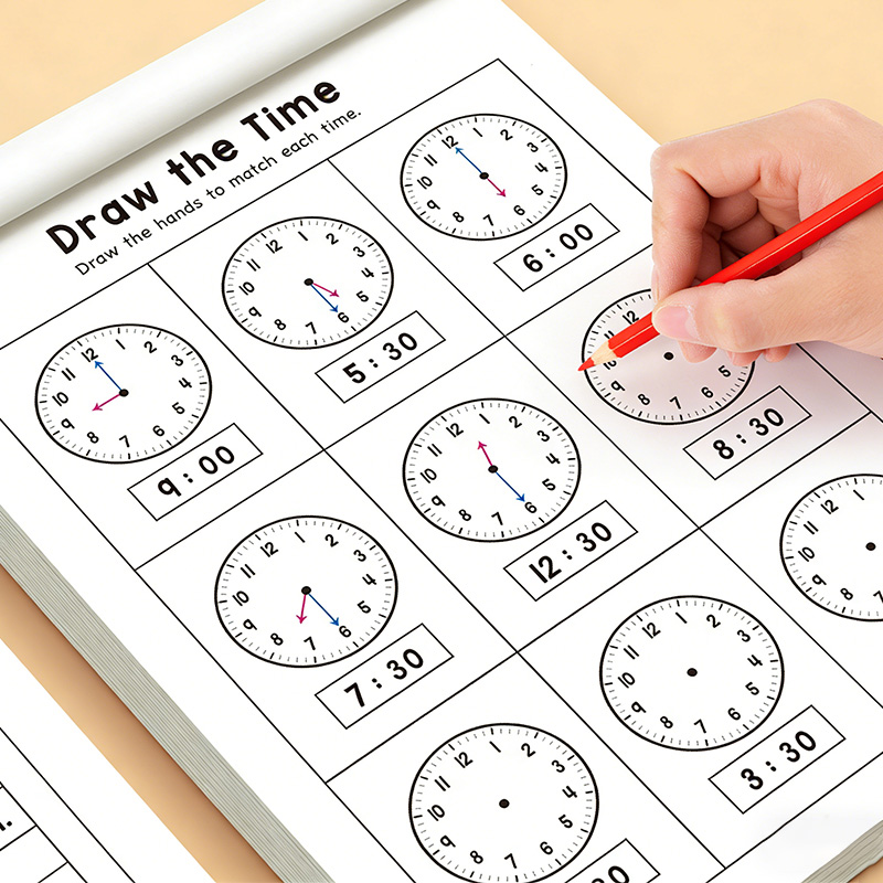Clock Practice Workbook, Suita - đánh giá và giá Learning Workbook Preschool