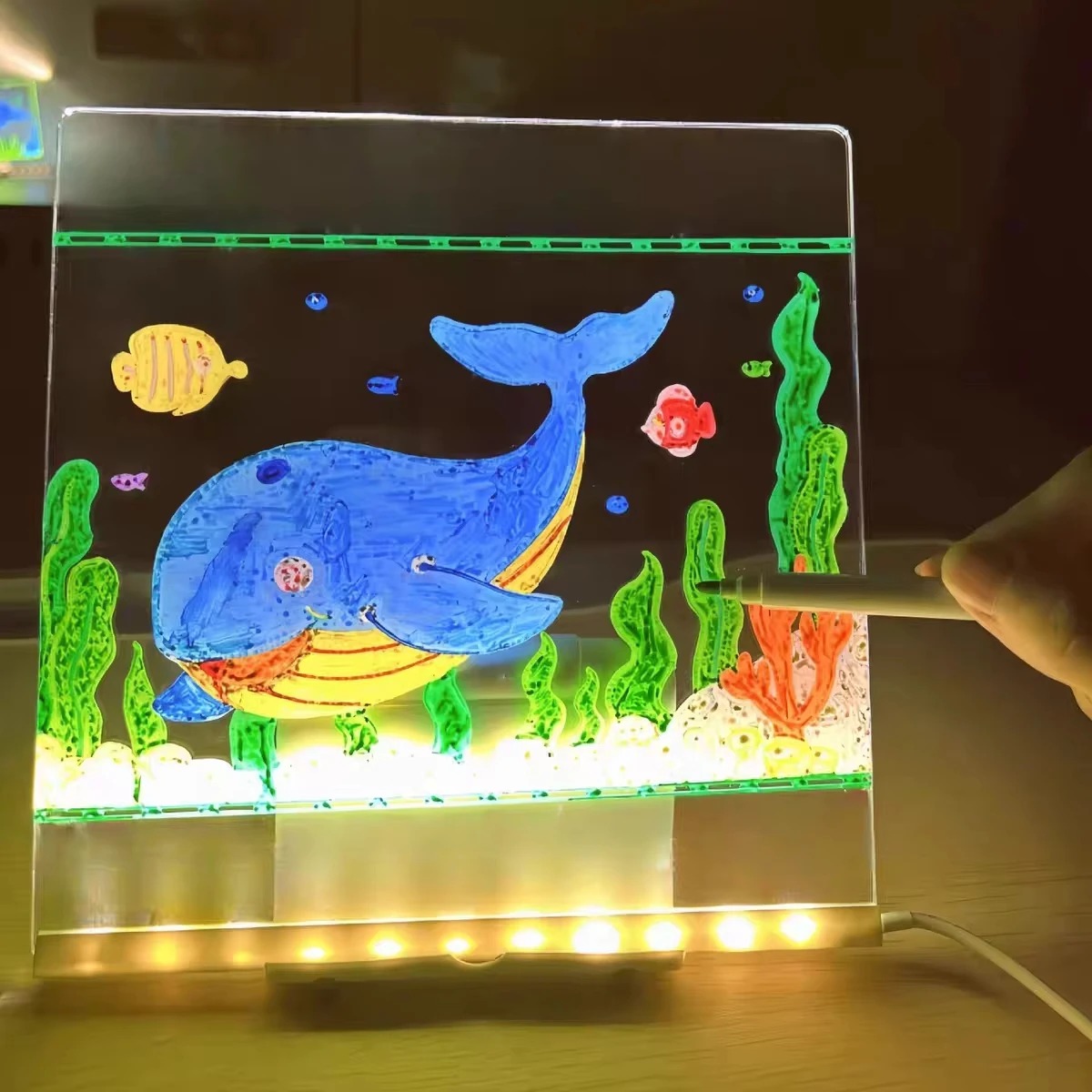 Magic Glow Kids Drawing Board: - đánh giá và giá Kids Education Age