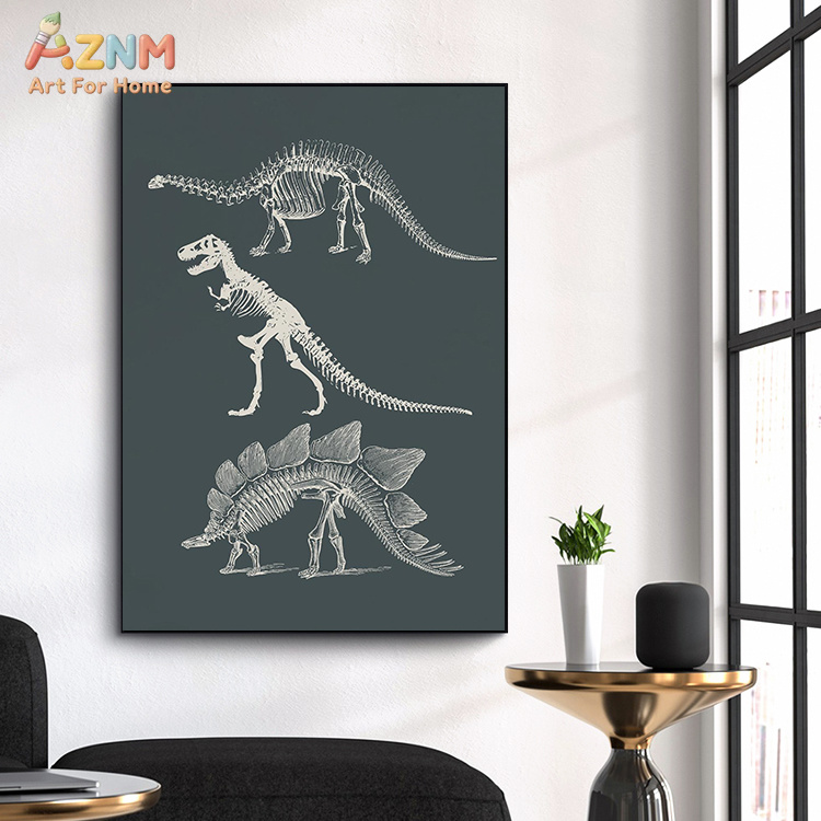 AZNM Watercolor Dinosaur Canva - đánh giá và giá Kids Education Quote