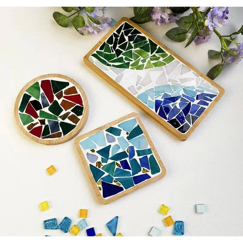 Handmade DIY Mosaic Cup Mat Bo - đánh giá và giá Kids Education Rug
