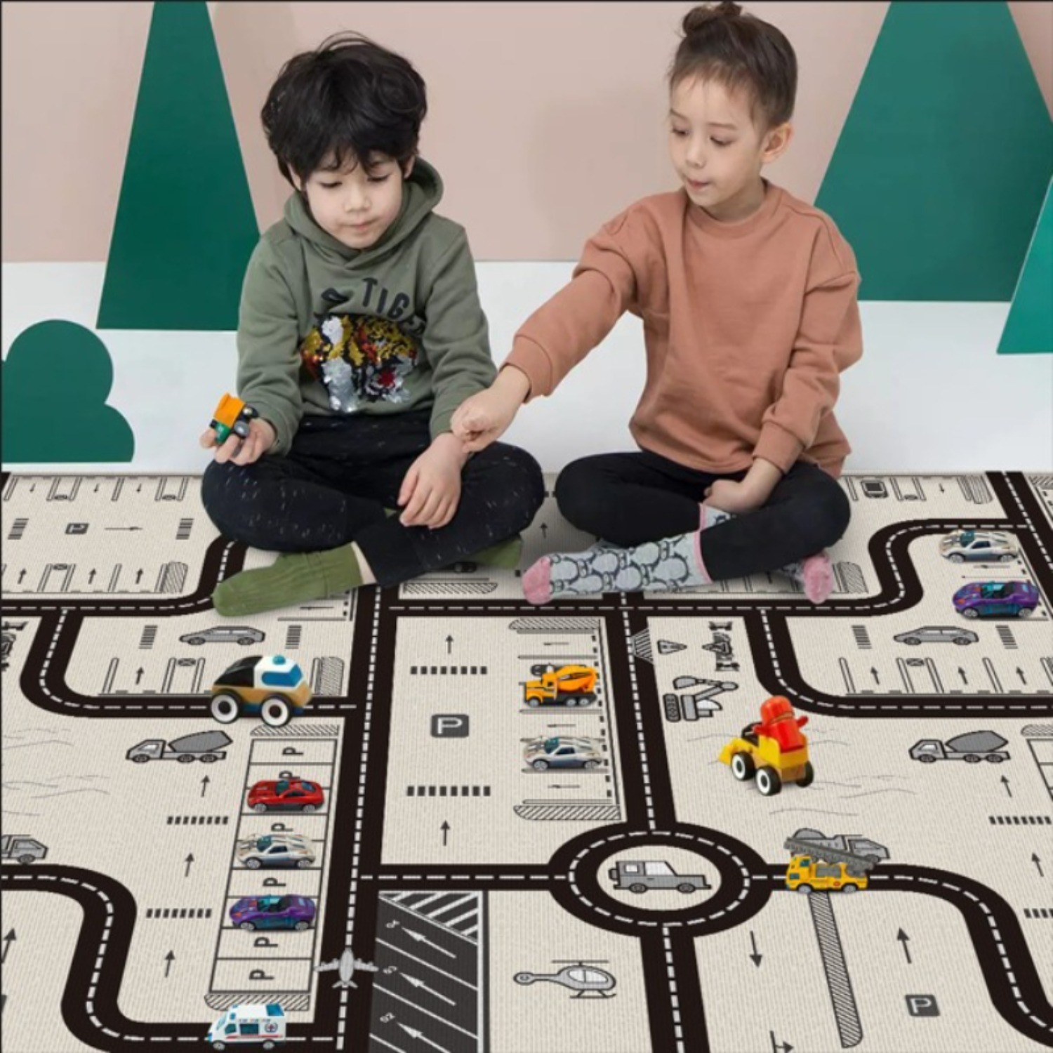Foldable Baby Play Mat Childre - đánh giá và giá Kids Education Rug