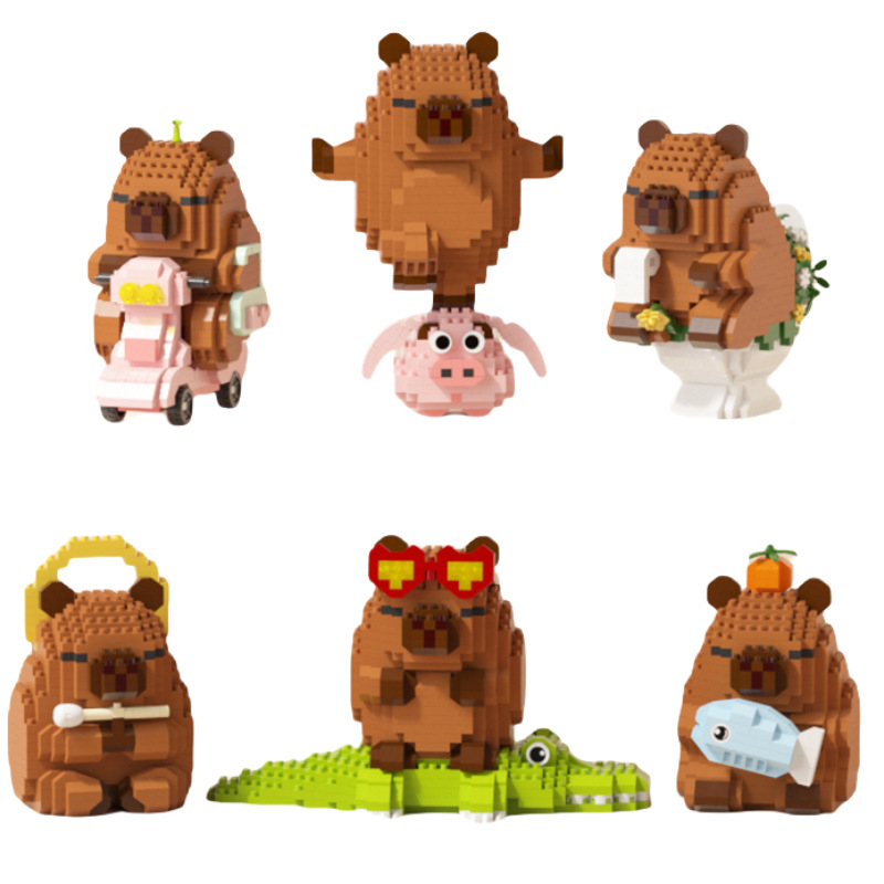 Happy Capybara Building Blocks - đánh giá và giá Happy Kids Education