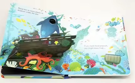 Usborne Peep Inside The Sea Ed - đánh giá và giá Kids Nature Education