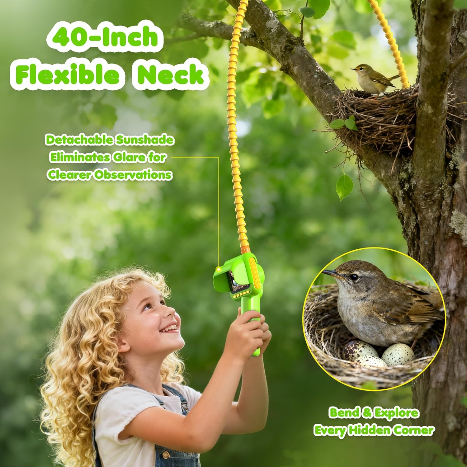 Endoscope for Kids, Borescope  - đánh giá và giá Kids Nature Education