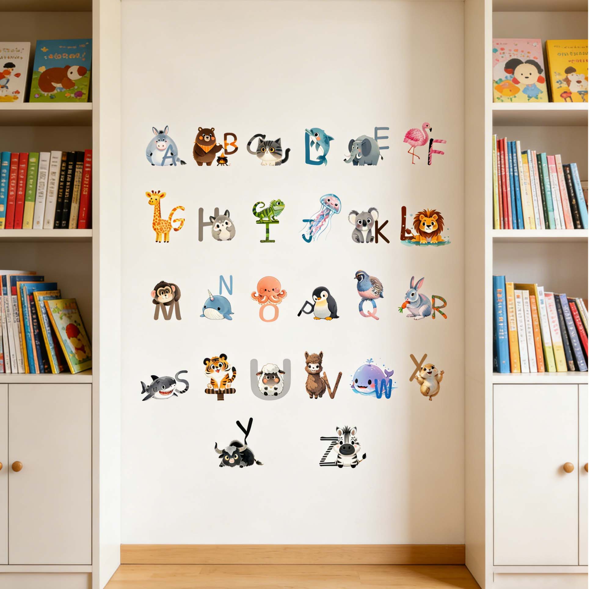 26 Letter English Alphabet Wal - đánh giá và giá Kids Education Center