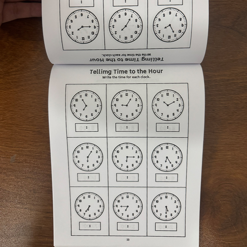 Telling Time Workbook for Kids - đánh giá và giá Kids Education Age
