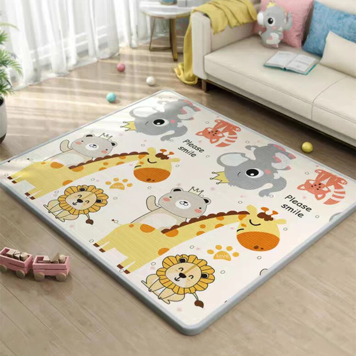 5 sizes to choose Cartoon Baby - đánh giá và giá Kids Education Rug